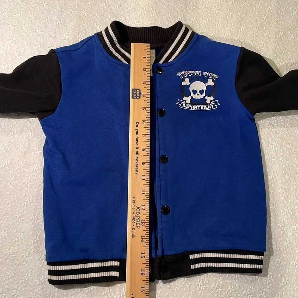 Wonderkids Boys Bomber Jacket long sleeve Snap Close 5T